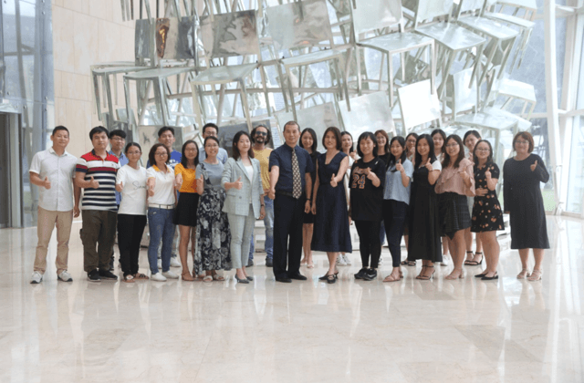 Gruppenfoto des Unternehmens