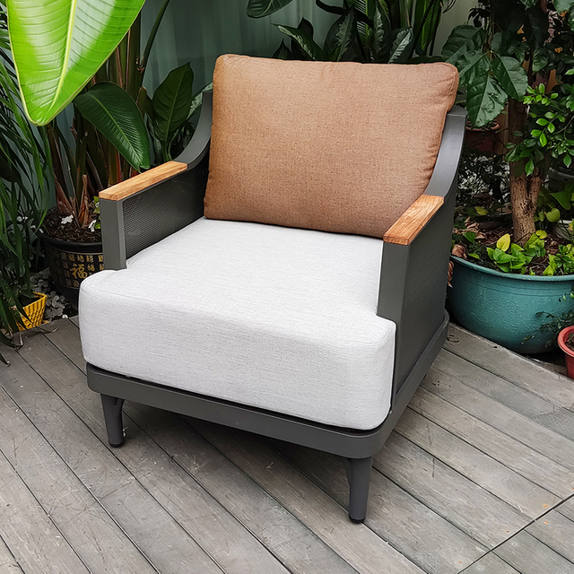 Kommerzielles kundenspezifisches Aluminiumlegierungs-Patio-Sofa