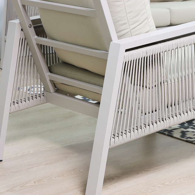 Hochwertiges Luxus-Seil-Freizeit-Gartensofa