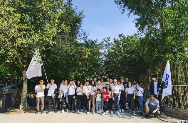 Unsere Teamarbeit im Dafushan Park im Jahr 2020